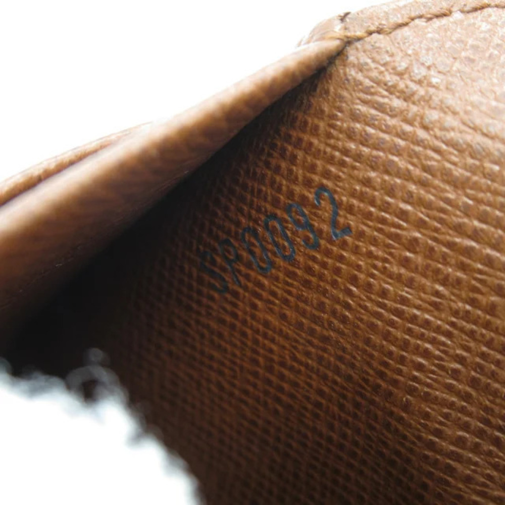 Louis Vuitton Porte Monnaie Bi Bietrezor fold Brown Canvas Wallet Monogram - Picture 8 of 8